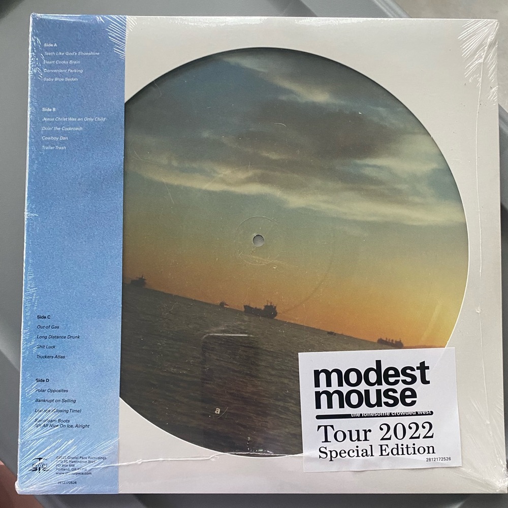 Sealed Modest Mouse tour 2022 special edition vinyl - lonesome crowded west
